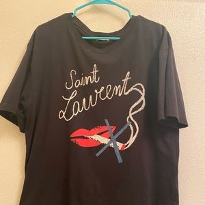 Saint Laurent No Smoking Shirt. Size Small